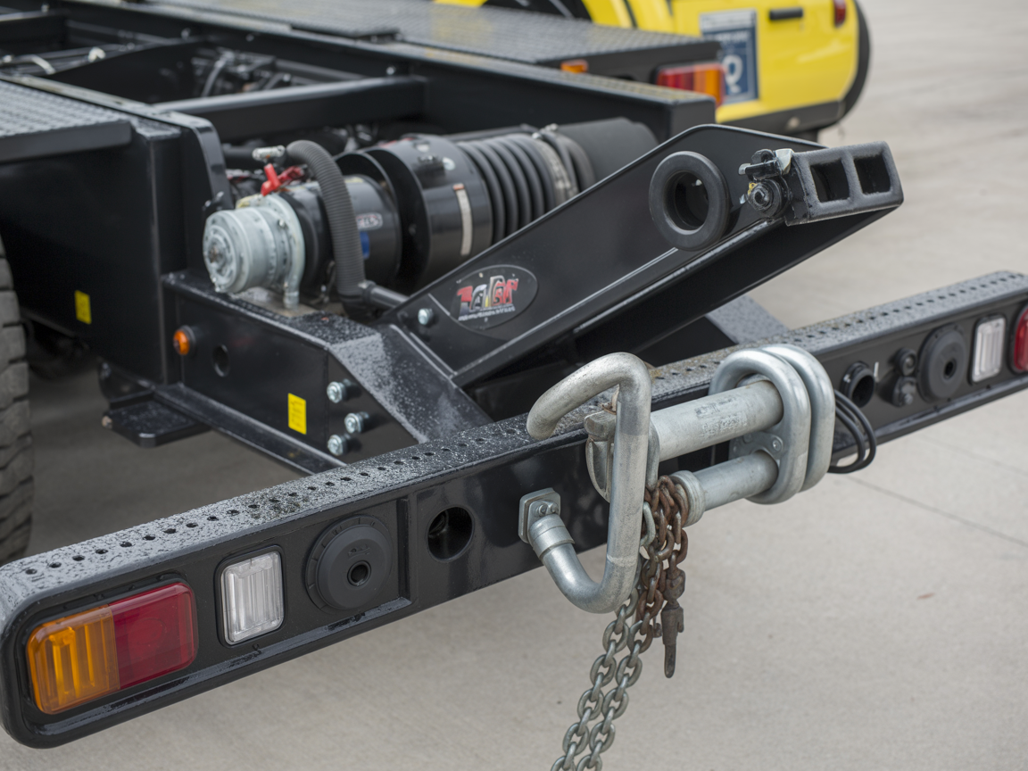 Professional towing equipment and controls